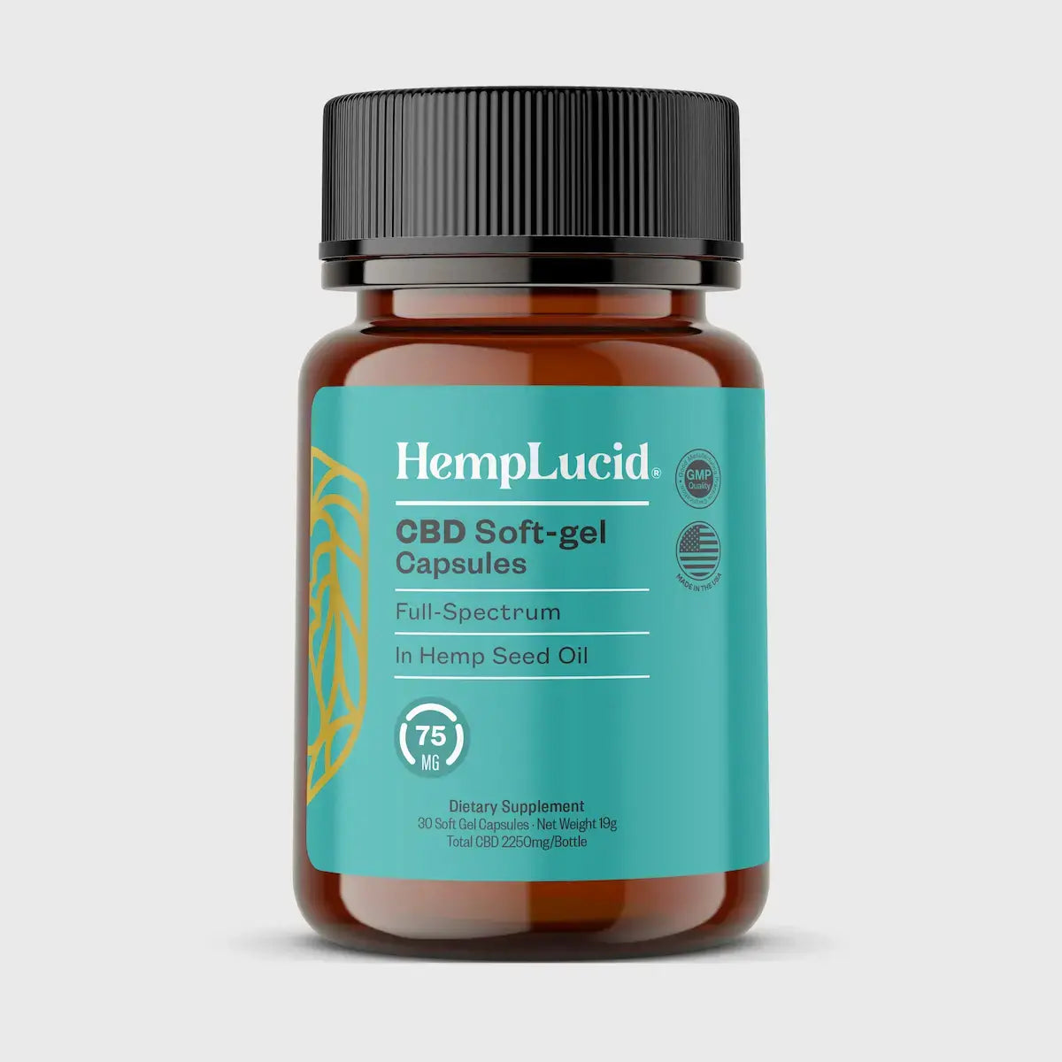 Hemplucid CBD gélules 30 x 25 mg full spectrum