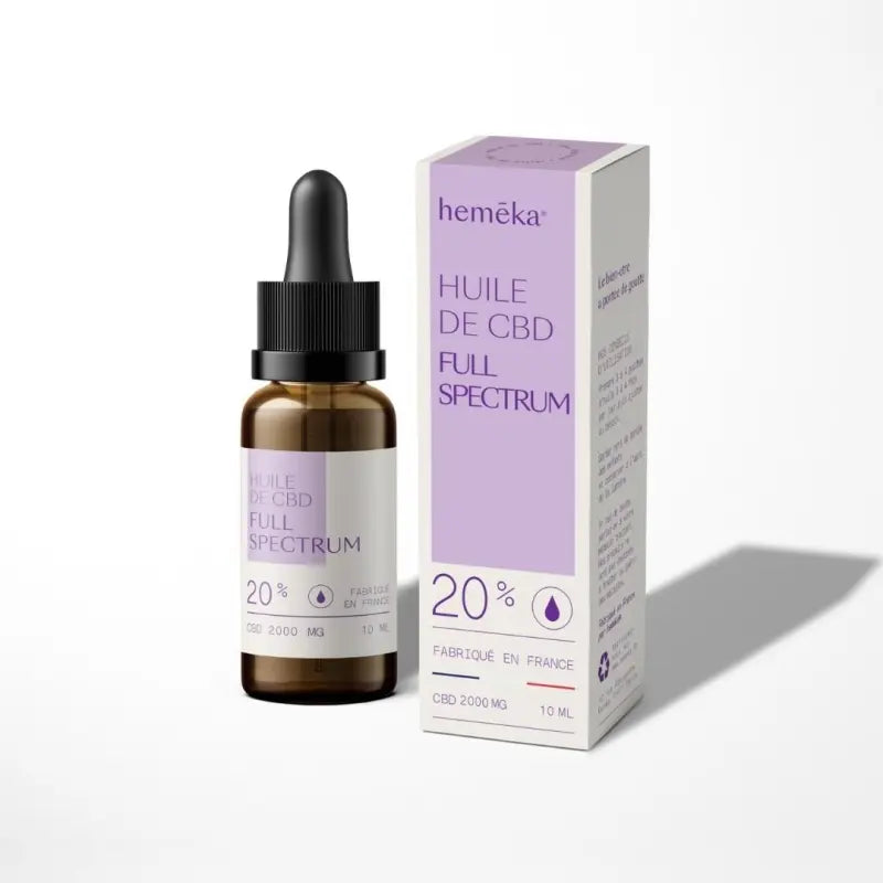 Hemēka Huile CBD Full Spectrum 20% 2000mg France