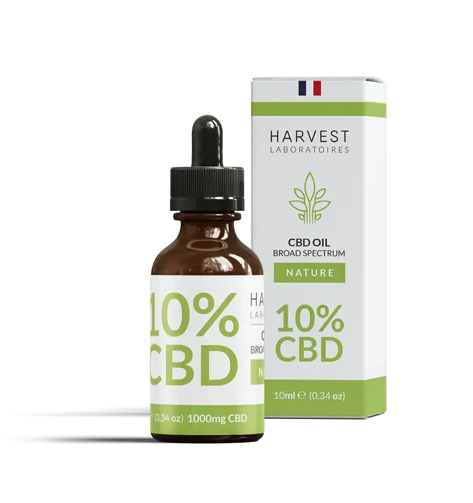 Harvest Laboratories Huile CBD 10% Broad Spectrum 10 ml
