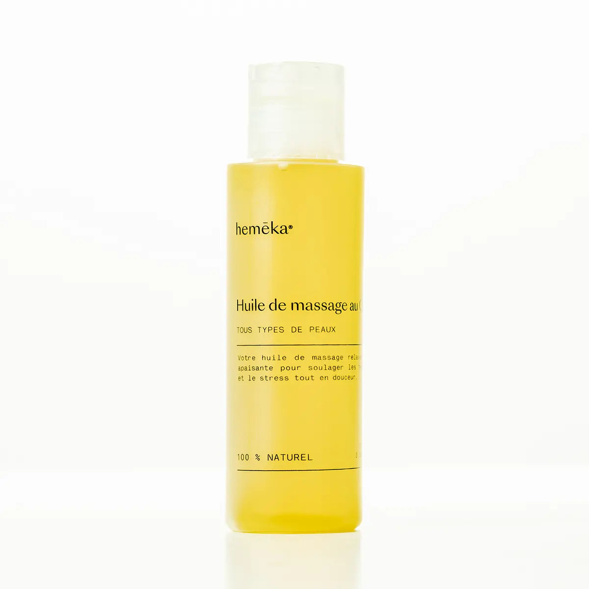 Hemēka Huile de Massage CBD 1000 mg muscles