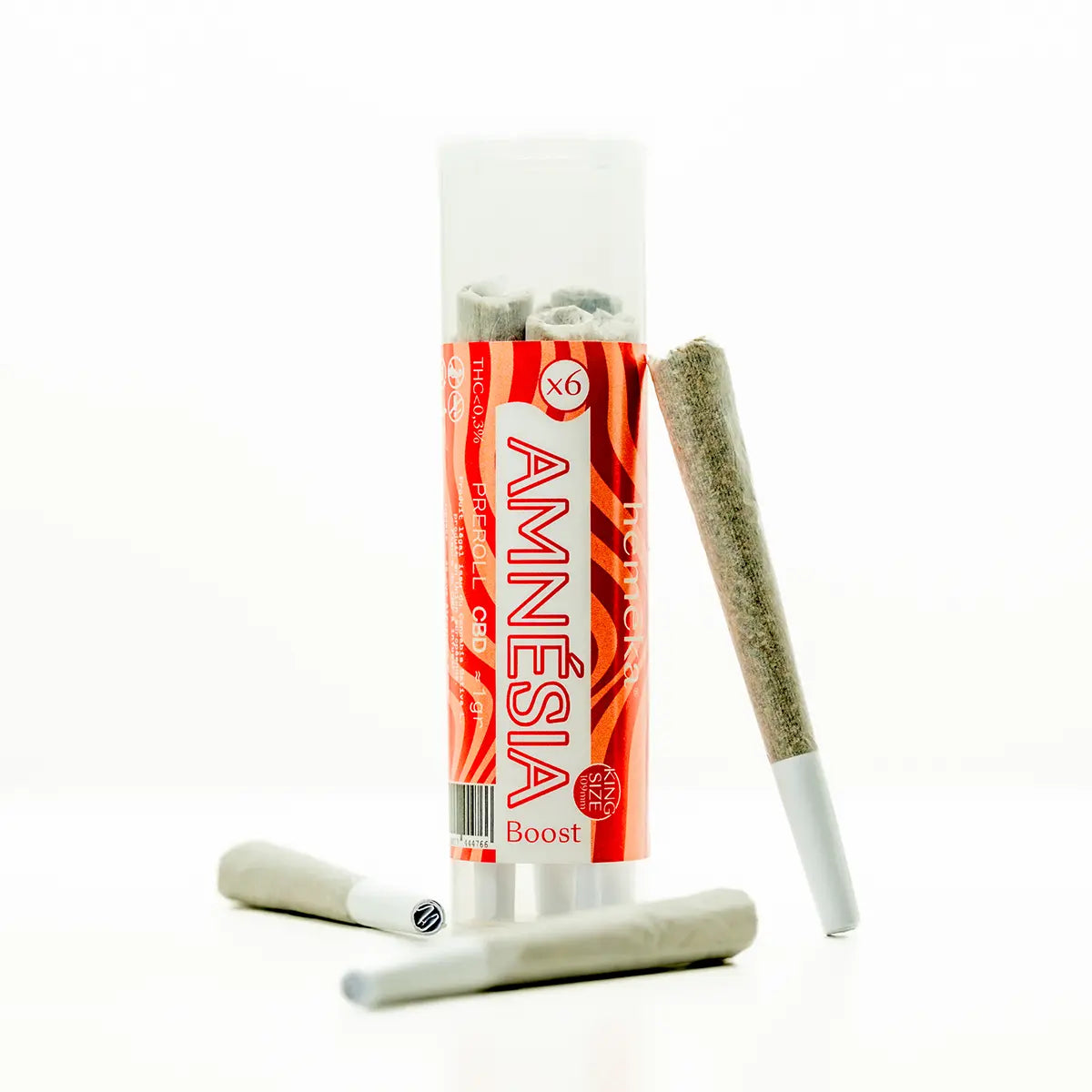 Hemēka Pré-roll CBD Amnesia Boost à l'unité sésame