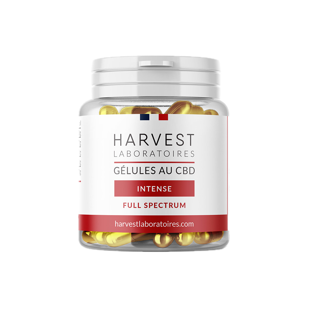Harvest Laboratories Gélules CBD Cure Intense 30 gélules full spectrum