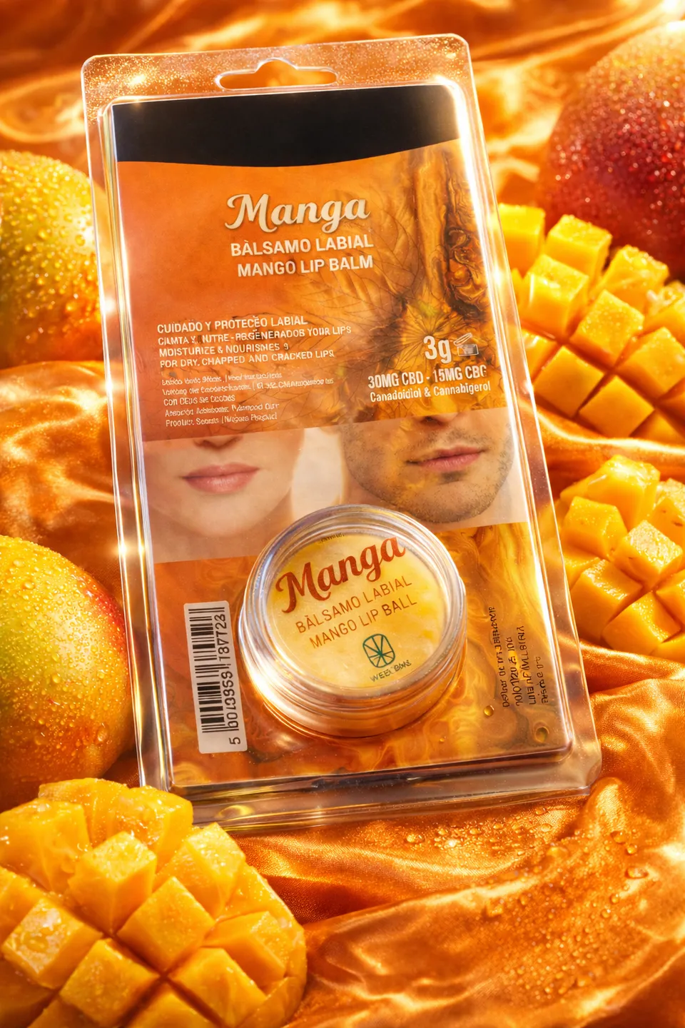CBDLegalPT Bien-Être CBD Lip Balm CBD mangue 30 mg