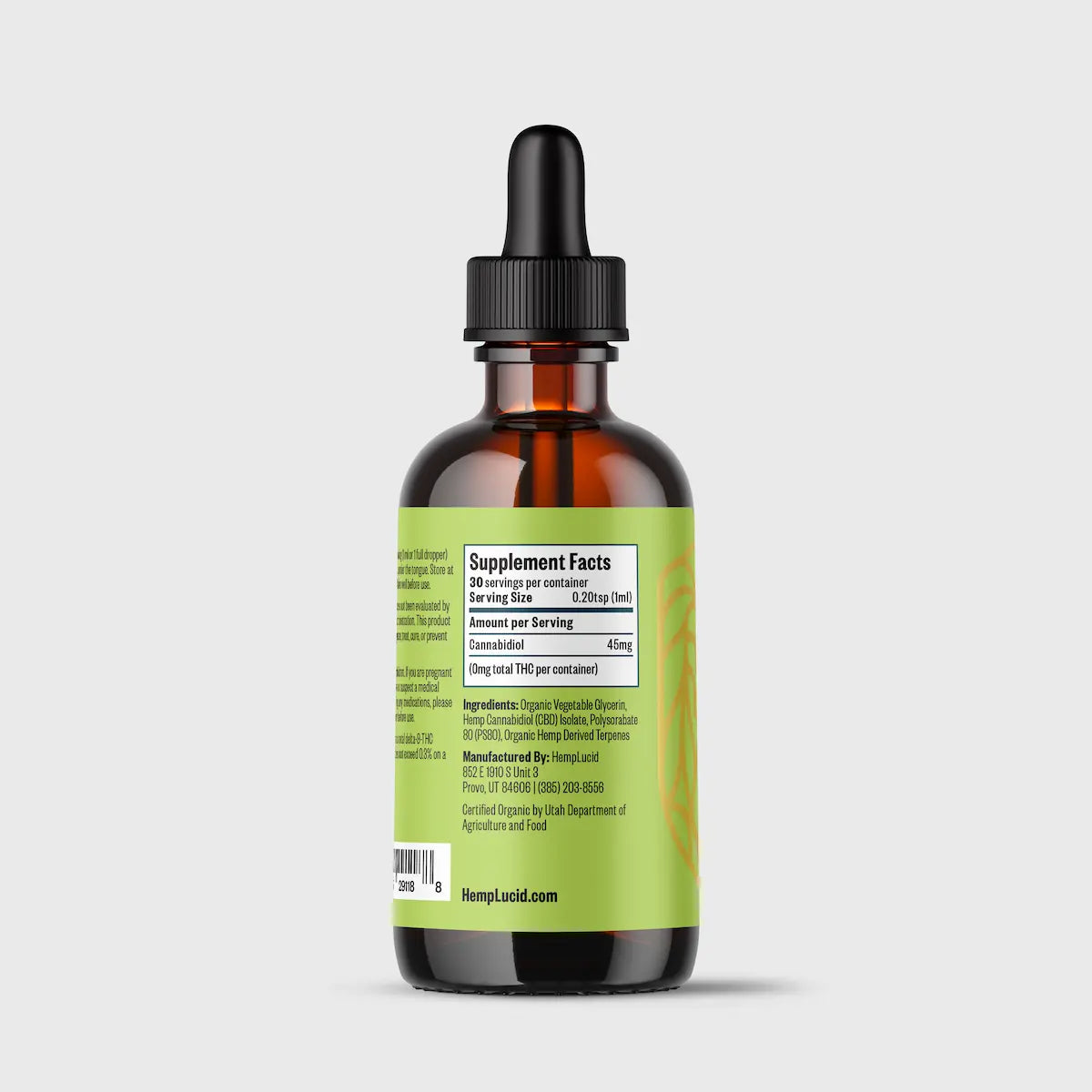 Hemplucid CBD Isolat Water Soluble 1350 mg sans THC