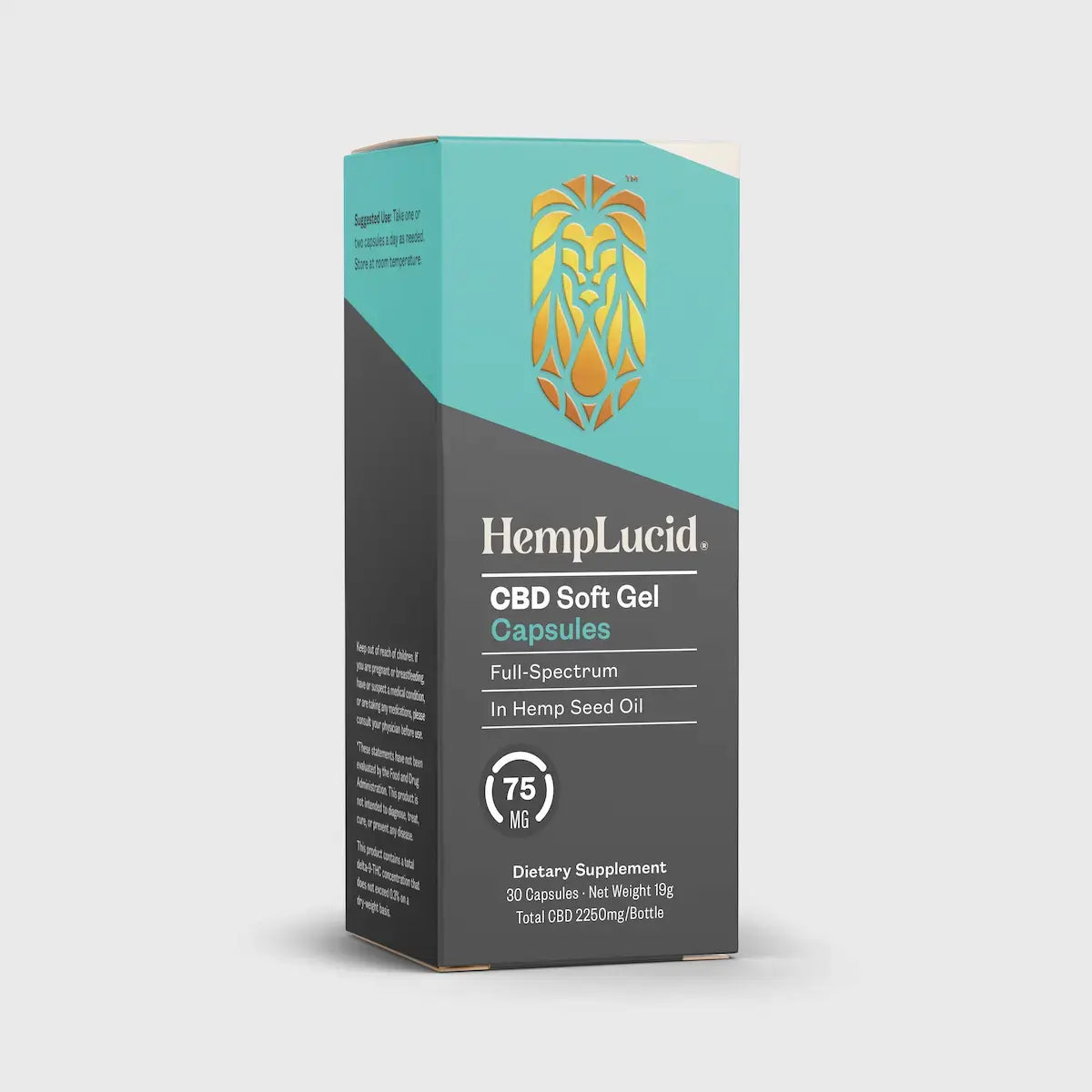 Hemplucid CBD gélules 30 x 25 mg full spectrum