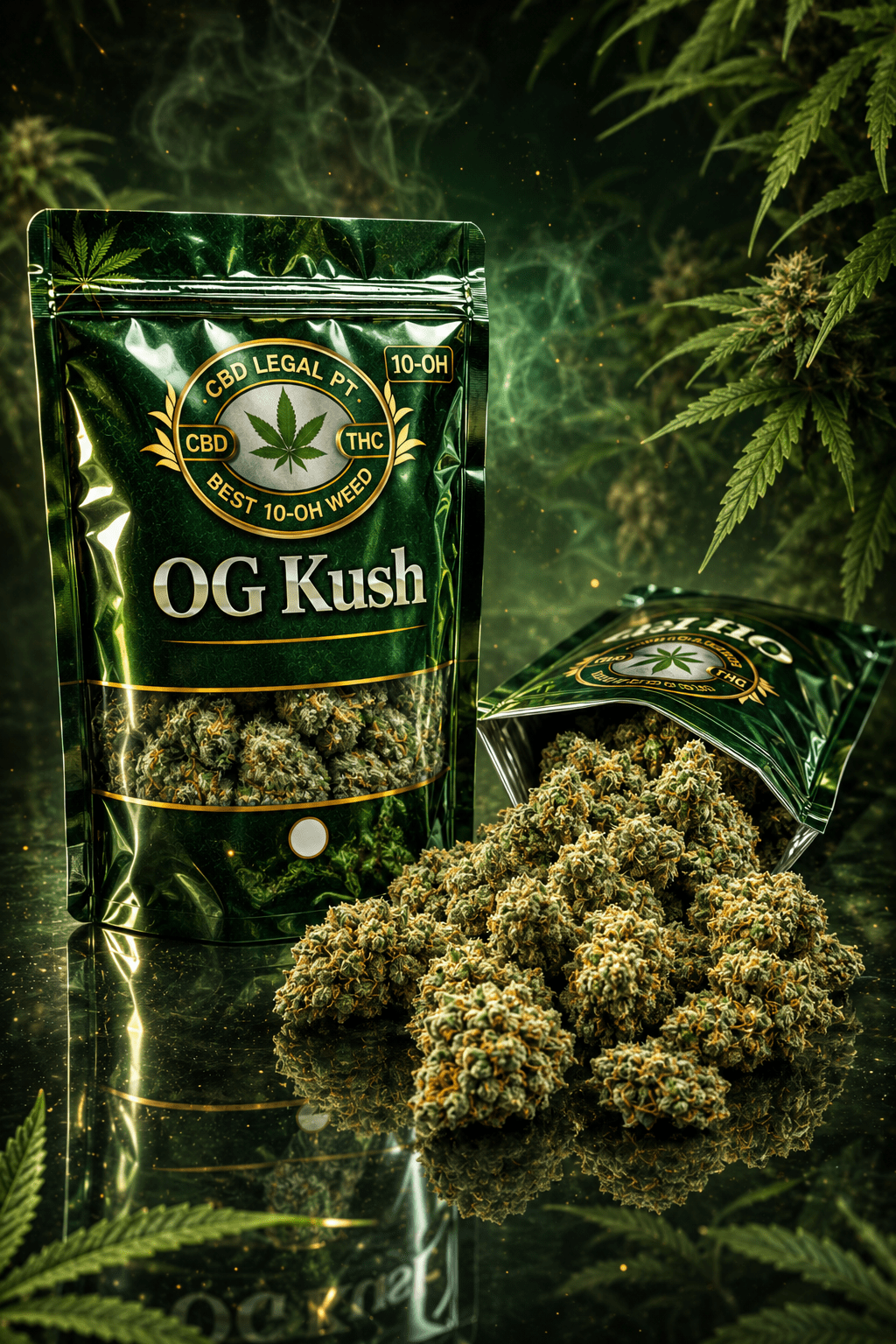 CBDLegalPT Coleção 10-OH OG Kush fleur 3,5 g + 2 g offerte