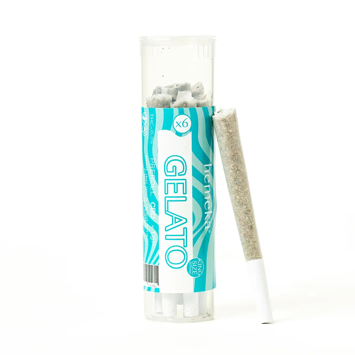 Hemēka Gelato pré-roll CBD unité 11 %