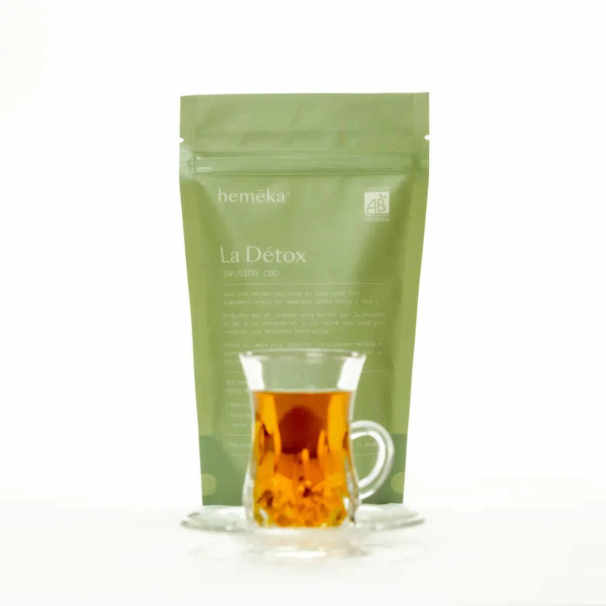 Hemēka La Détox infusion CBD chanvre 60% 35 g