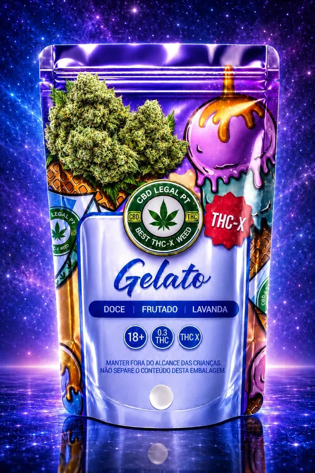 CBDLegalPT Flores THC-X Gelato fleur THC-X 3,5 g + 2 g