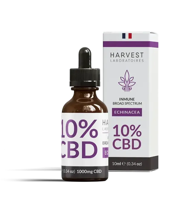 Harvest Laboratories Huile CBD Broad Spectrum 10% Immune 10 ml
