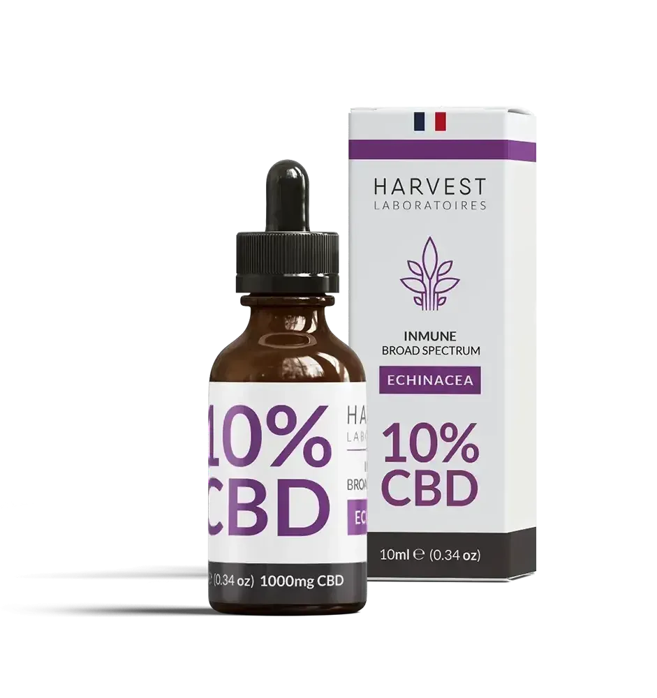 Harvest Laboratories Huile CBD Broad Spectrum 10% Immune 10 ml