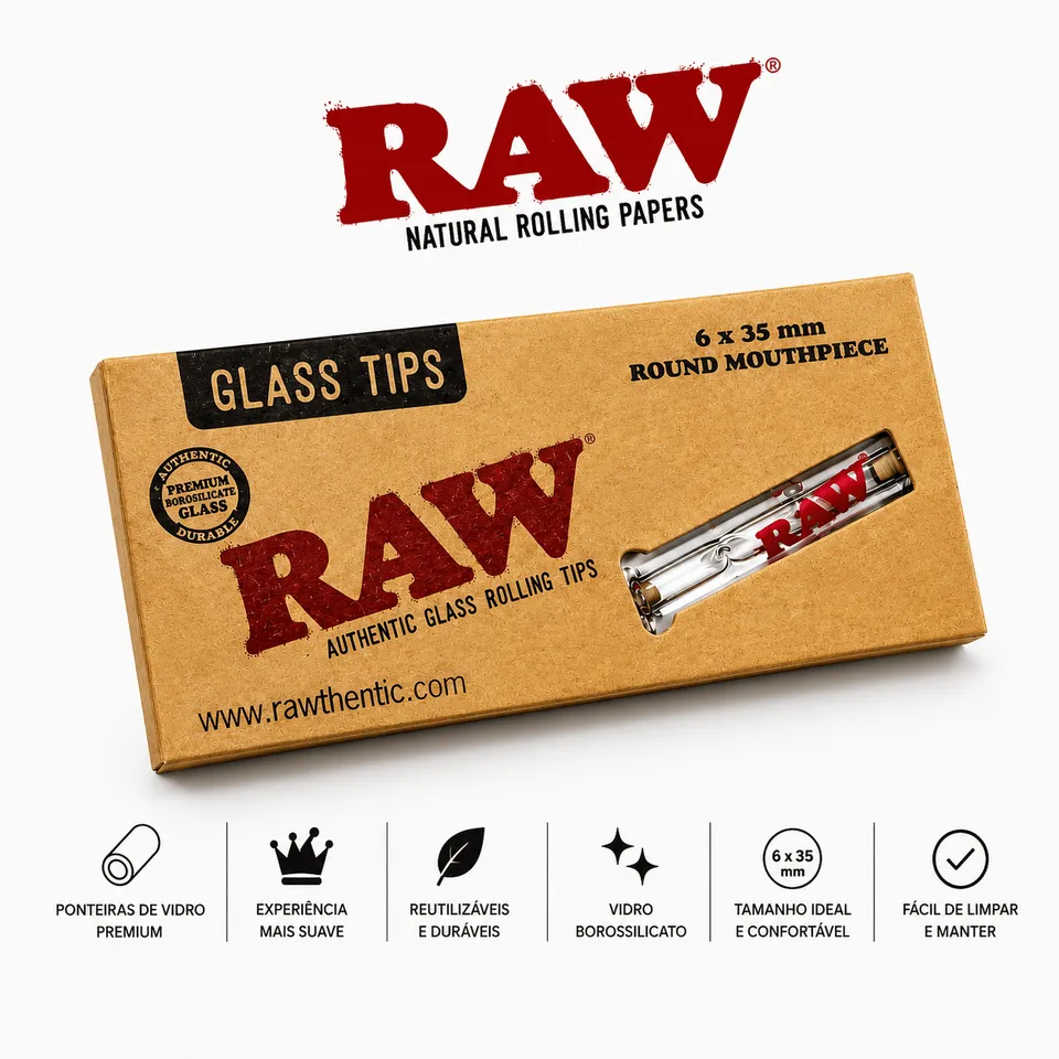 RAW Filtre en verre rond réutilisable