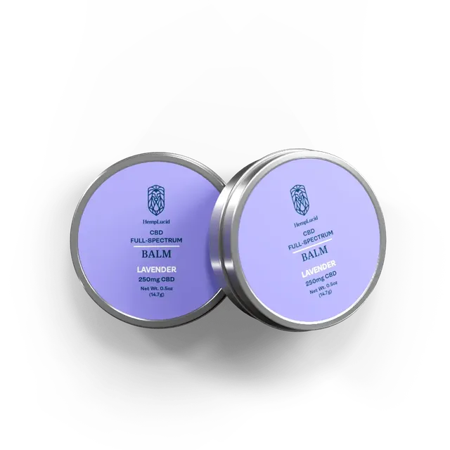 Hemplucid Body Balm baume CBD lavande full spectrum