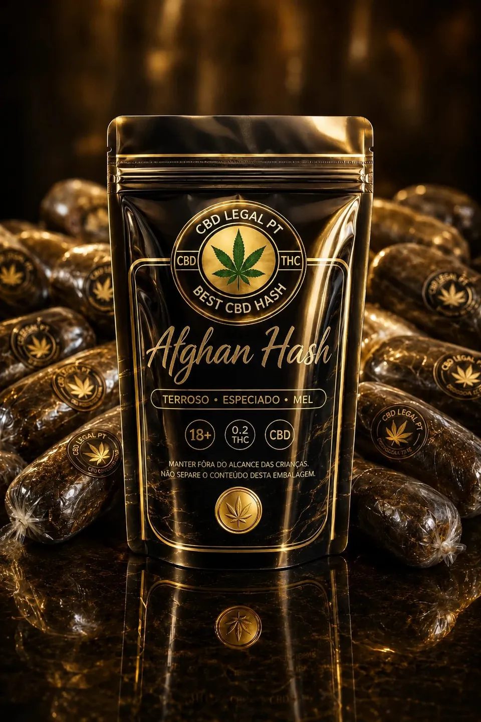 CBDLegalPT Hash CBD Afghan Hash résine 1 g 25% CBD