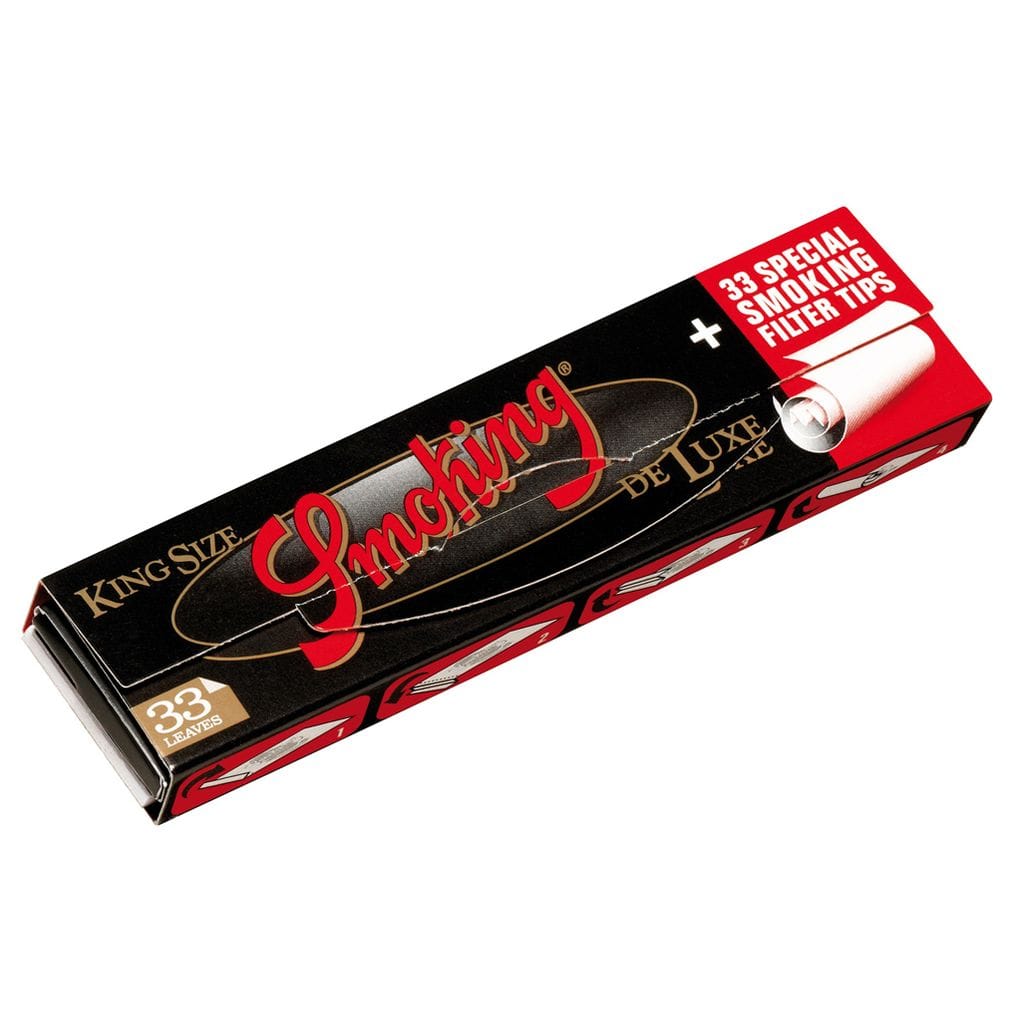 Smoking King Size feuilles à rouler Deluxe + 33 filtres