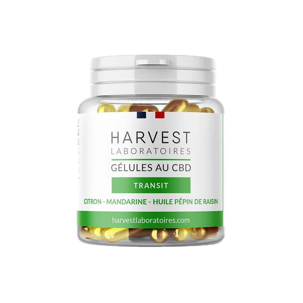 Harvest Laboratories Gélules CBD Digestion 30 gélules oméga