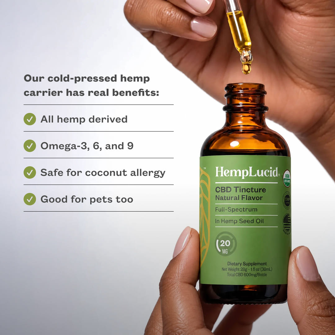 Hemplucid CBD huile bio 600 mg graine de chanvre