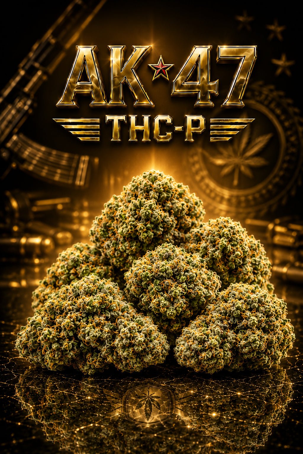 CBDLegalPT Coleção Premium AK-47 fleur THC-P 3,5 g + 2 g