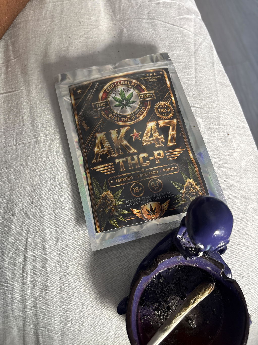 CBDLegalPT Coleção Premium AK-47 fleur THC-P 3,5 g + 2 g