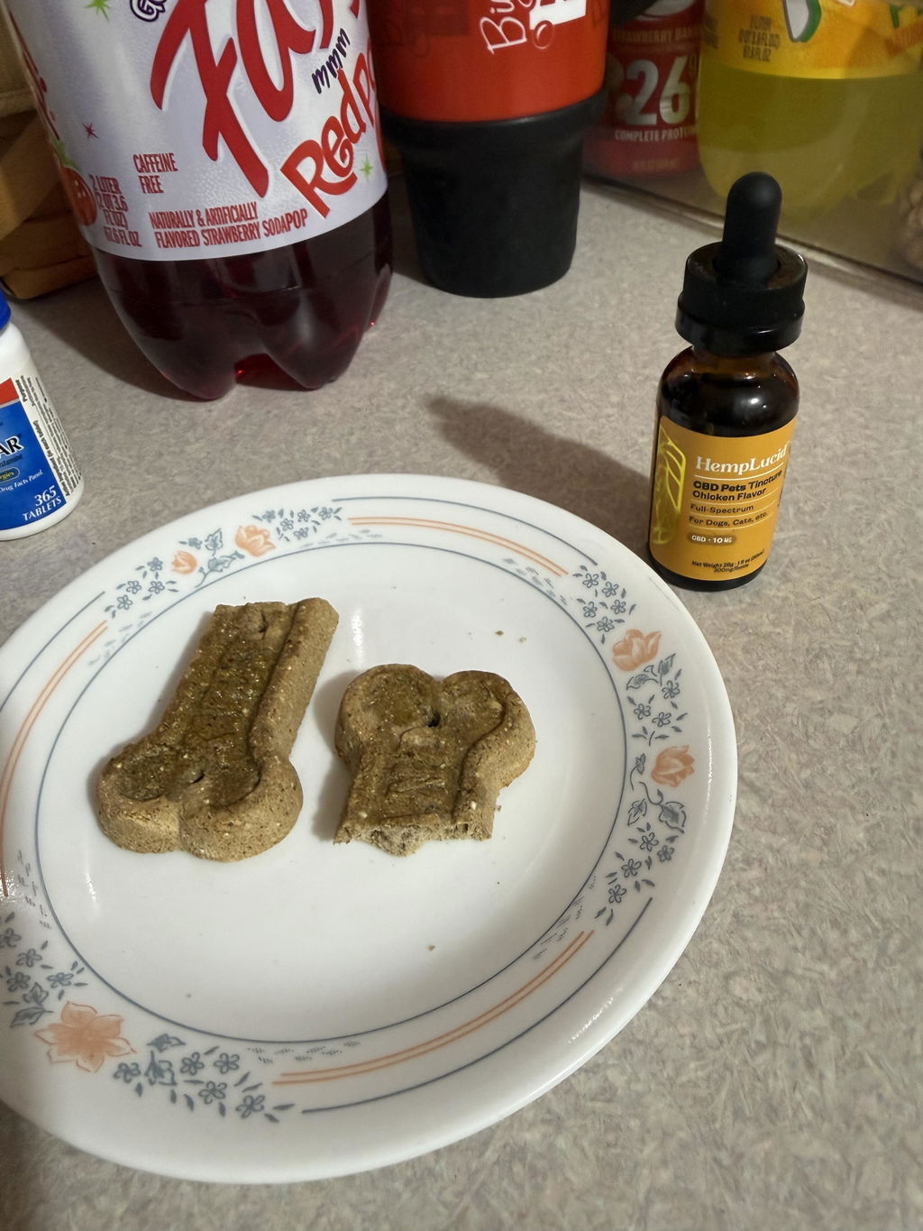 Hemplucid CBD huile chien 300 mg poulet full spectrum