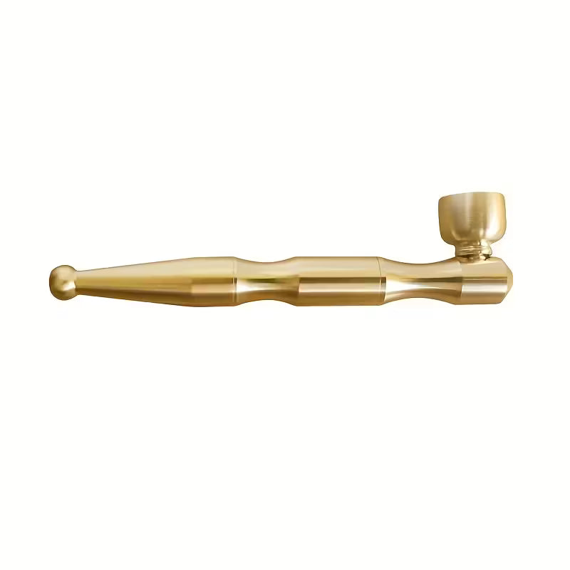 CBDLegalPT Parafernalia Pipe Gold Compacte Herbes