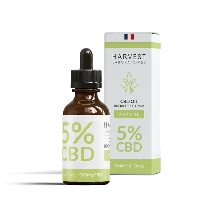Harvest Huile de CBD Broad Spectrum 5% 10 ml débutant