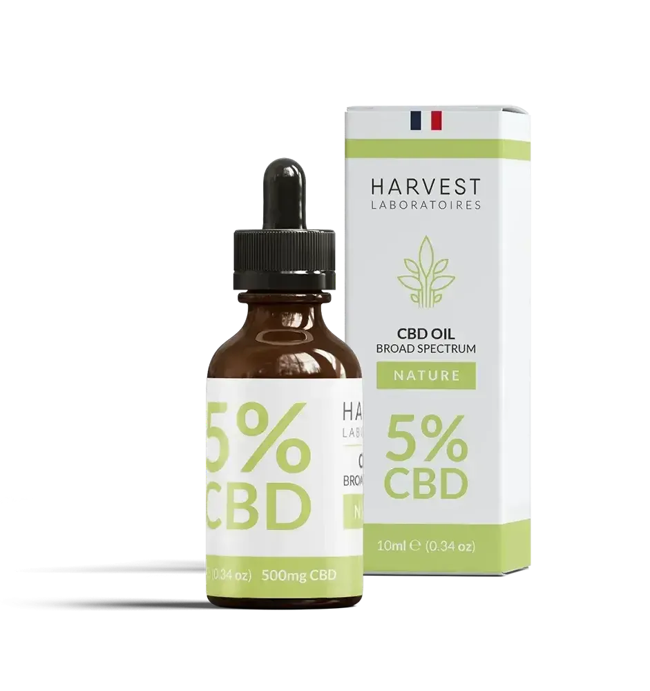 Harvest Huile de CBD Broad Spectrum 5% 10 ml débutant
