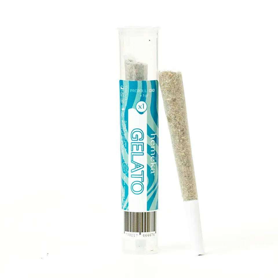 Hemēka Gelato pré-roll CBD unité 11 %