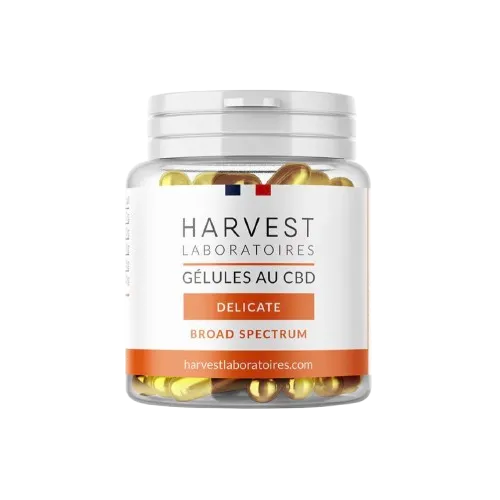 Harvest Laboratories Gélules CBD Cure Délicate 30 gélules 750 mg