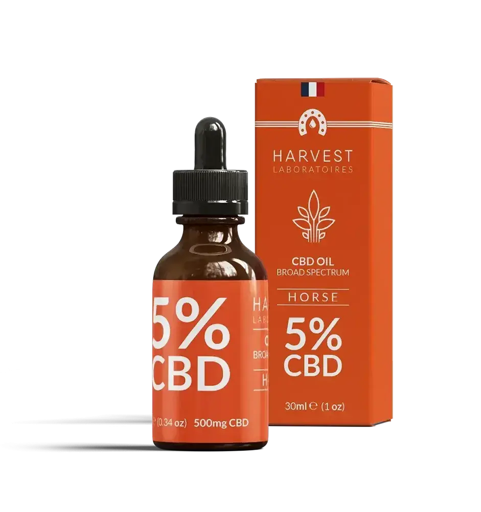 Harvest Laboratories Huile Cheval CBD 5% 30 ml carotte
