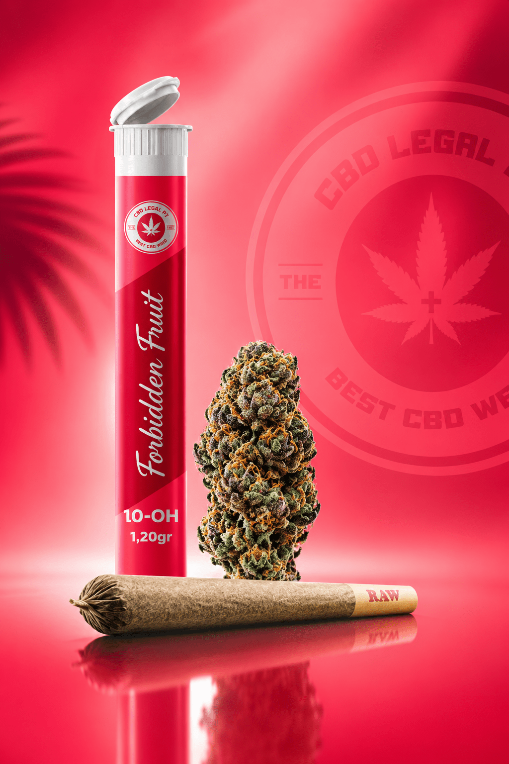 CBDLegalPT 10-0H pré-roll Forbidden Fruit 1,20g