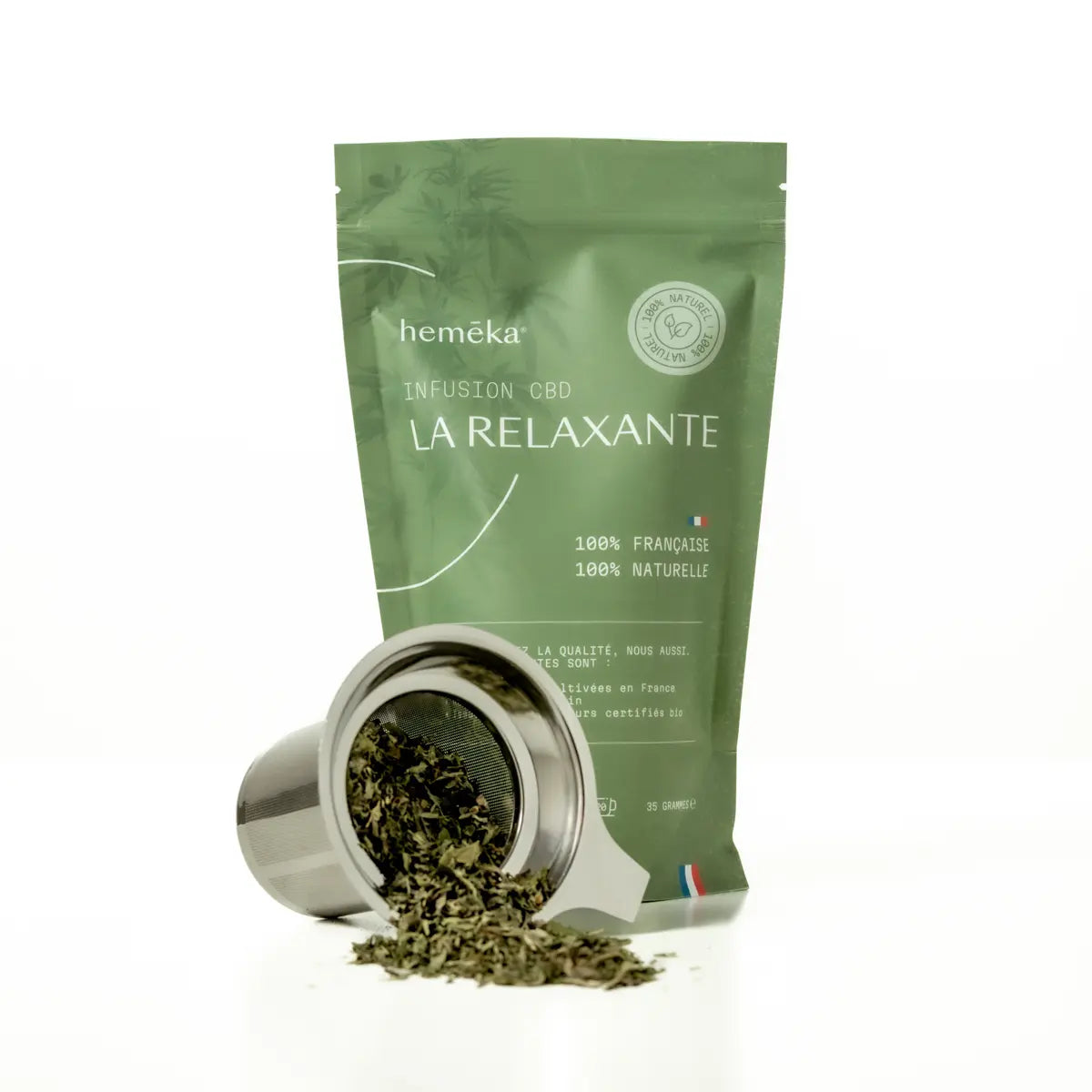 Hemēka La Relaxante infusion CBD 35 g détente