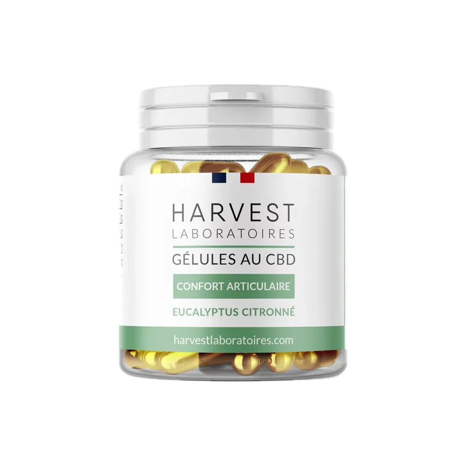 Harvest Laboratories Gélules CBD Articulations 30 gélules 1500 mg
