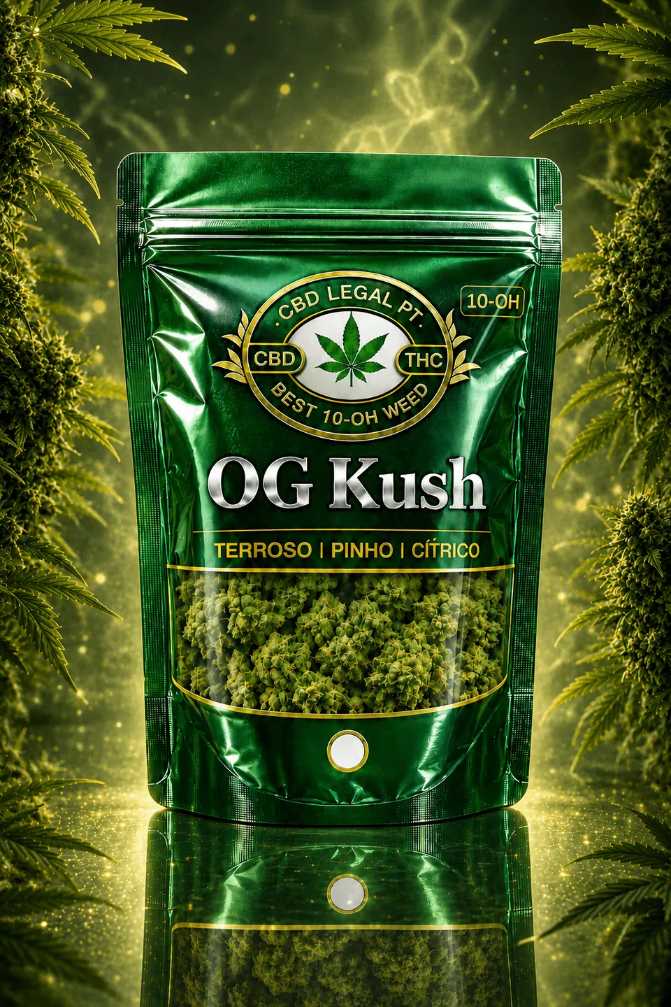 CBDLegalPT Coleção 10-OH OG Kush fleur 3,5 g + 2 g offerte
