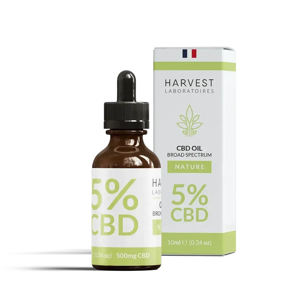 Harvest Huile de CBD Broad Spectrum 5% 10 ml débutant