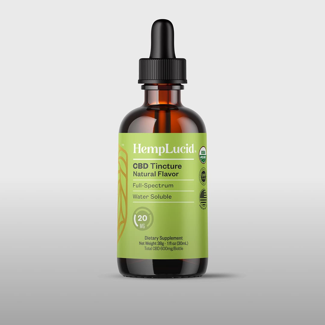 Hemplucid CBD Huile Hydrosoluble Naturel 600mg spectre complet