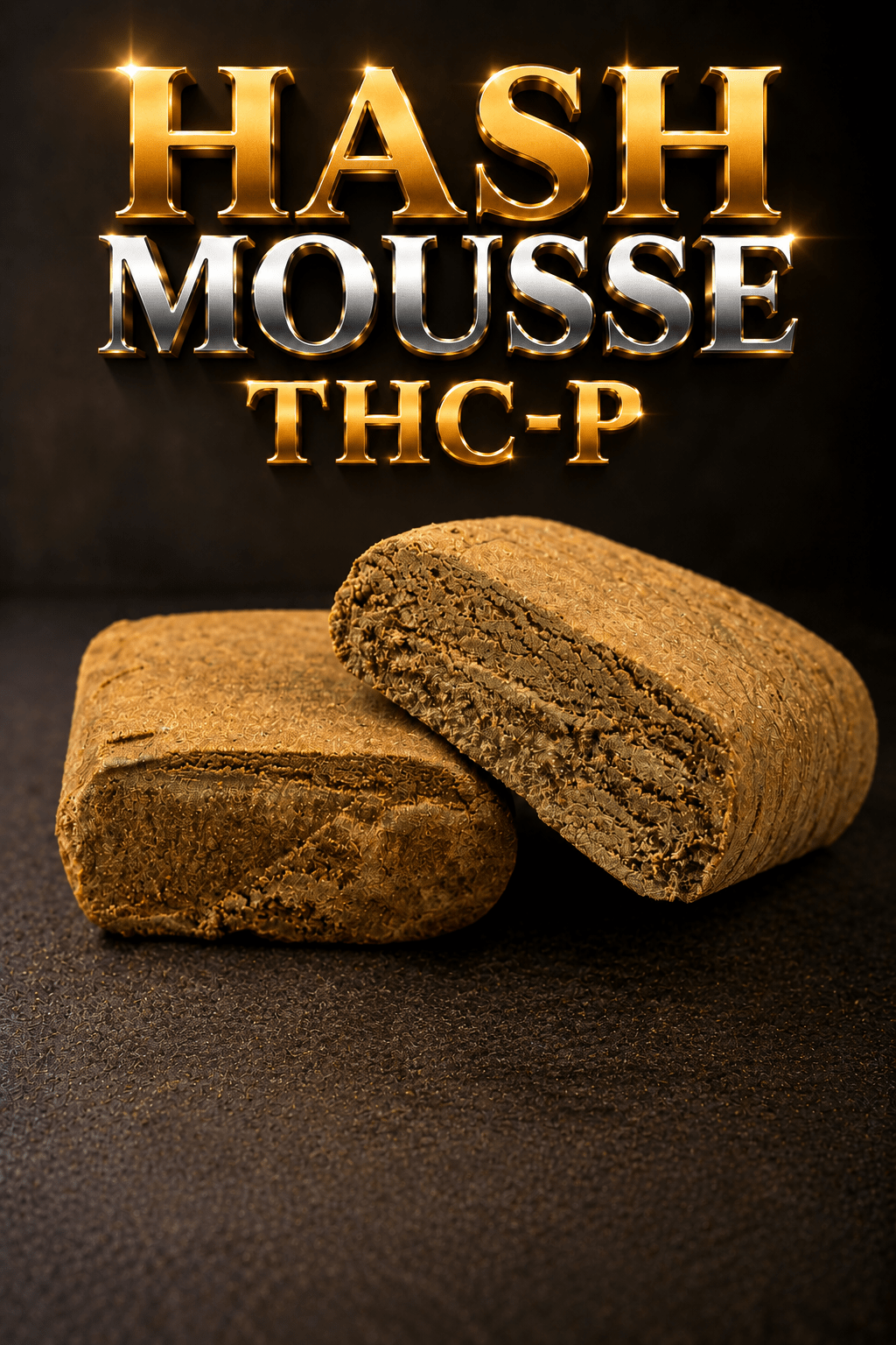 CBDLegalPT Premium hash Mousse THC-P 3,5 g notes douces