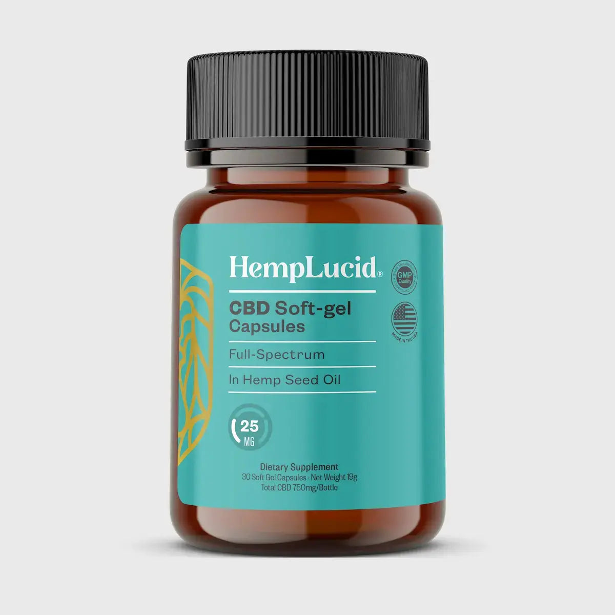 Hemplucid CBD gélules 30 x 25 mg full spectrum