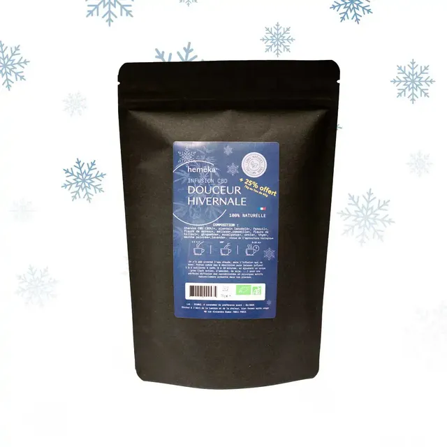 Hemēka Tisane et Infusion CBD Douceur Hivernale tisane maxi format