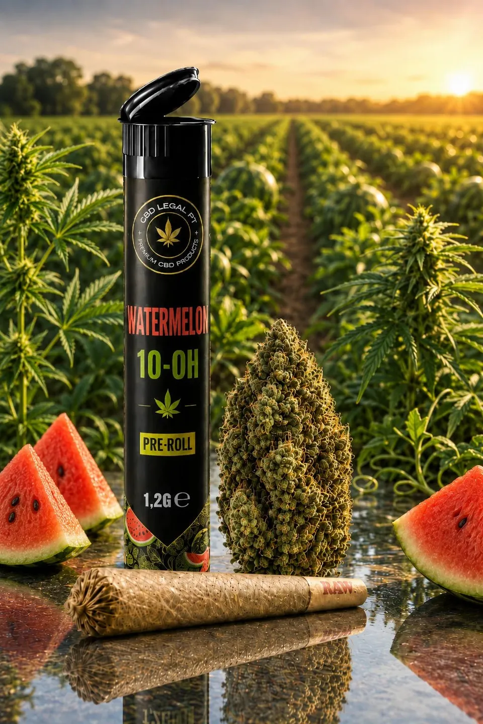 CBDLegalPT 10-OH pré-roulé CBD 1,20g watermelon