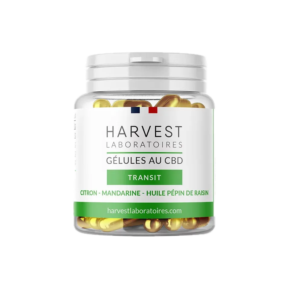 Harvest Laboratories Gélules CBD Digestion 30 gélules oméga