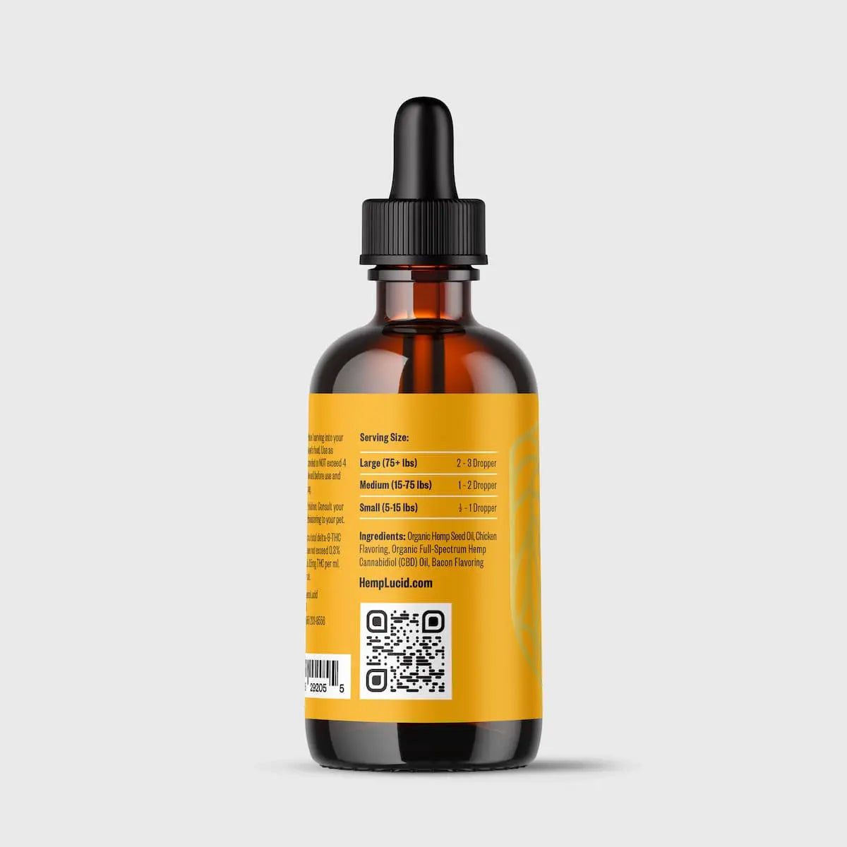 Hemplucid CBD huile chien 300 mg poulet full spectrum