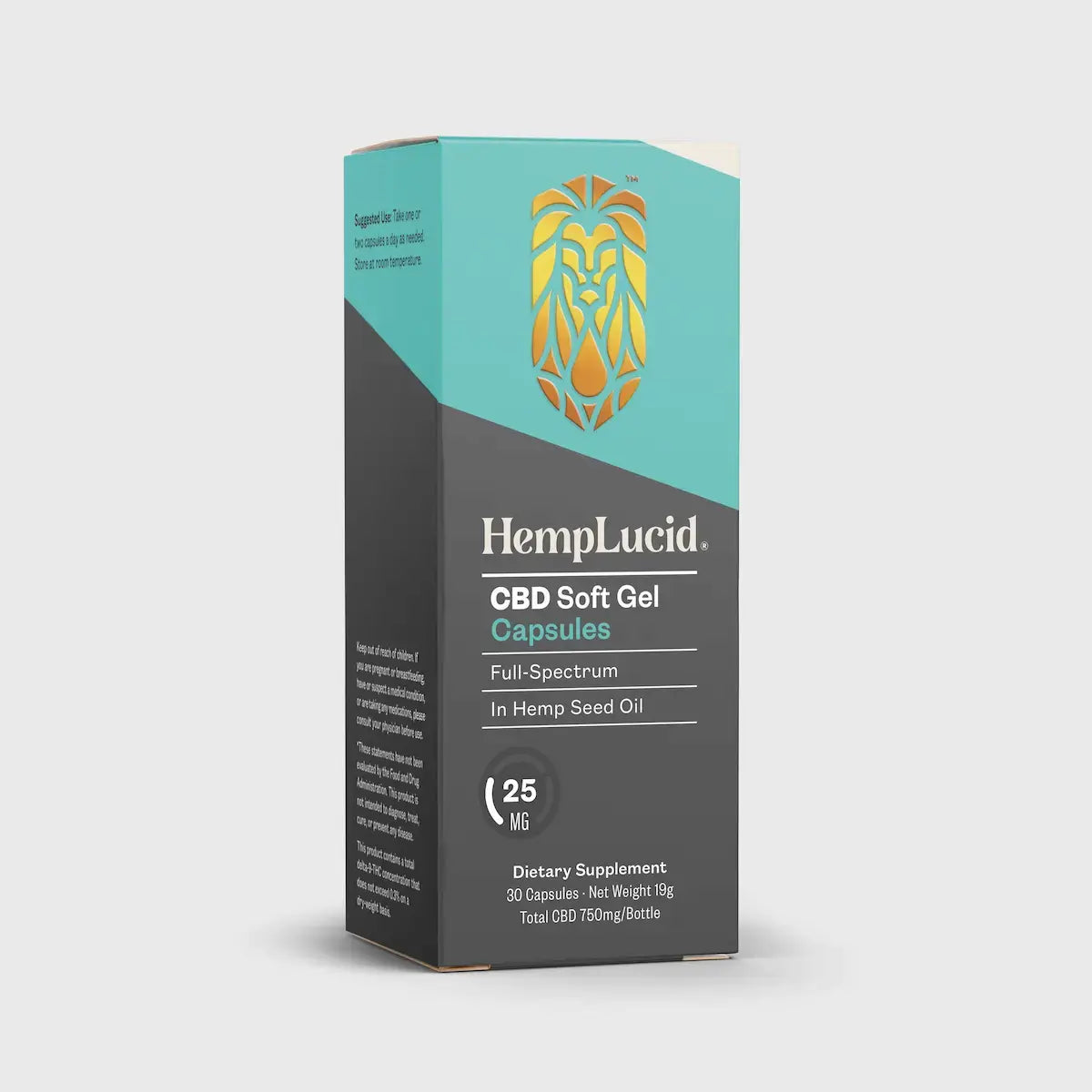 Hemplucid CBD gélules 30 x 25 mg full spectrum