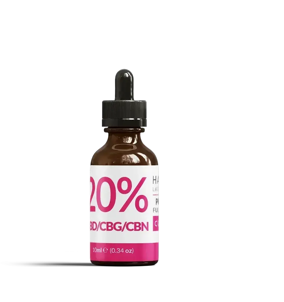 Harvest Laboratories Huile CBD Pro-Endo CBG CBN Curcuma 10 ml