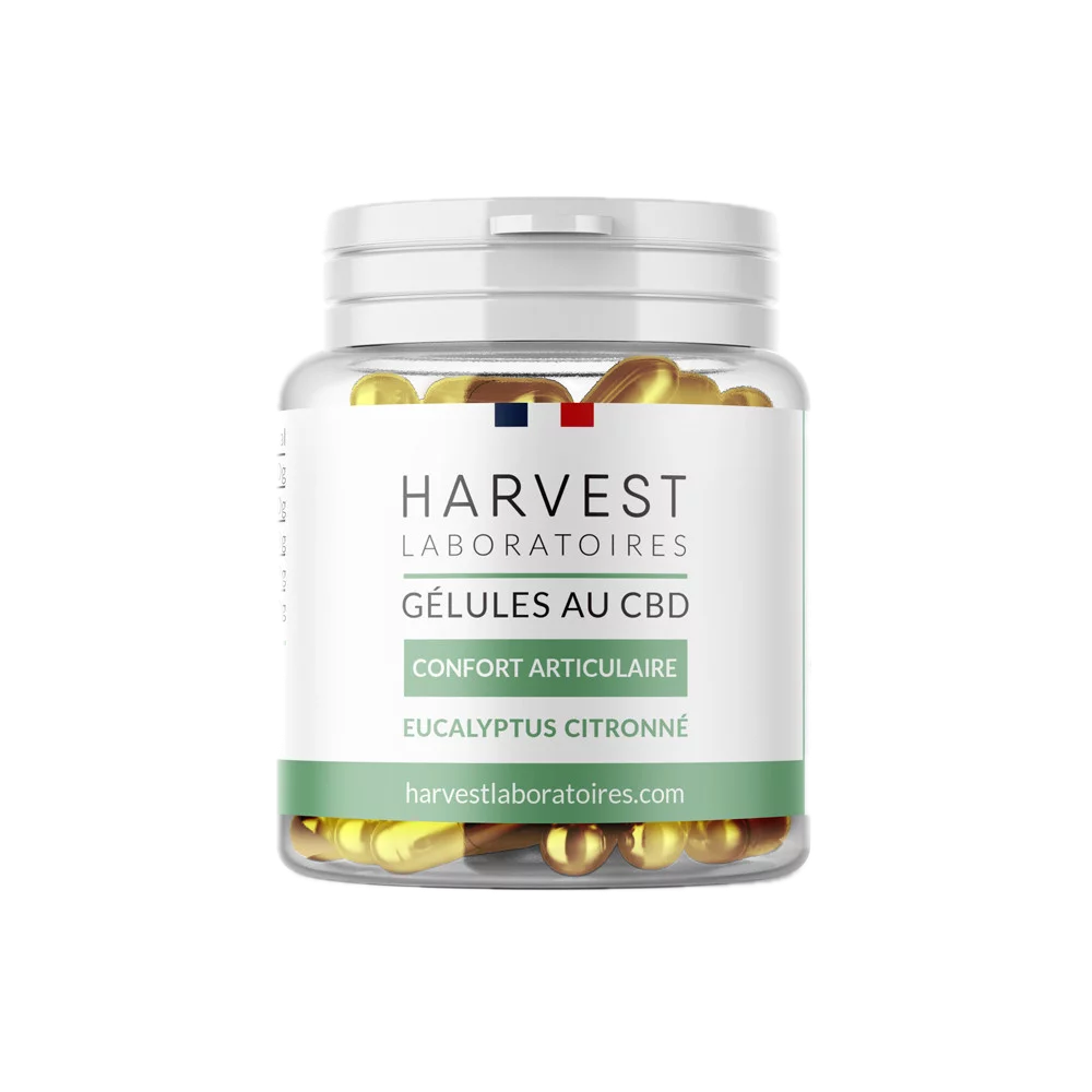 Harvest Laboratories Gélules CBD Articulations 30 gélules 1500 mg