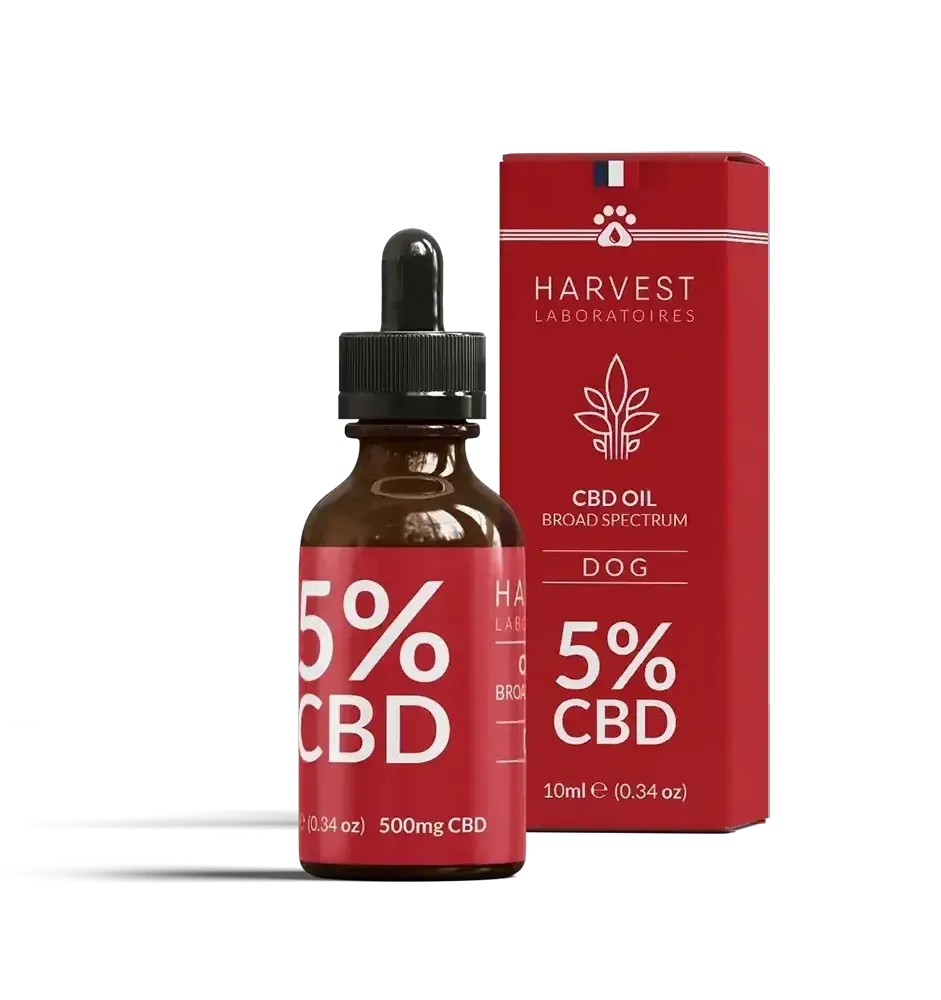 Harvest Laboratories Animal oil Huile Chien CBD 5% 10ml bœuf